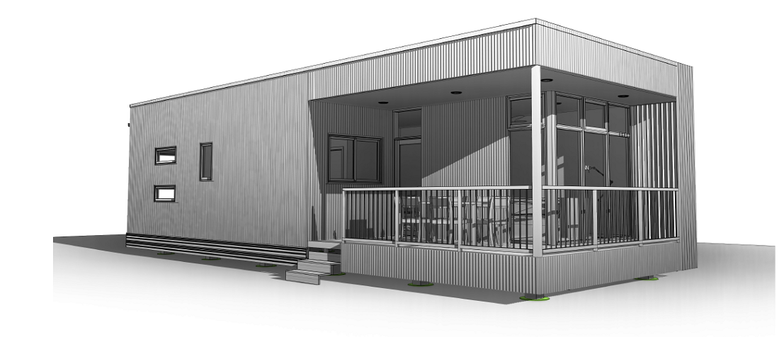 The Normanville 2 Bed Cabin External The Normanville 2 Bed Cabin External