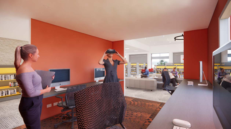 Library 3D IT Area