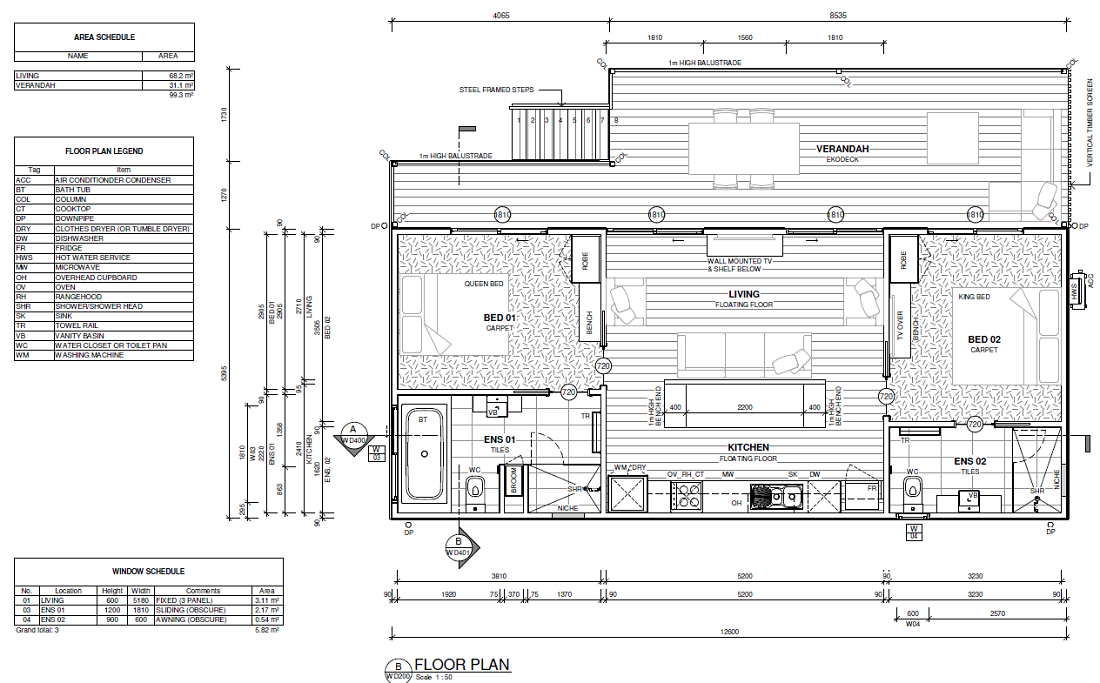 The Beach Breeze Floorplan The Beach Breeze Floorplan