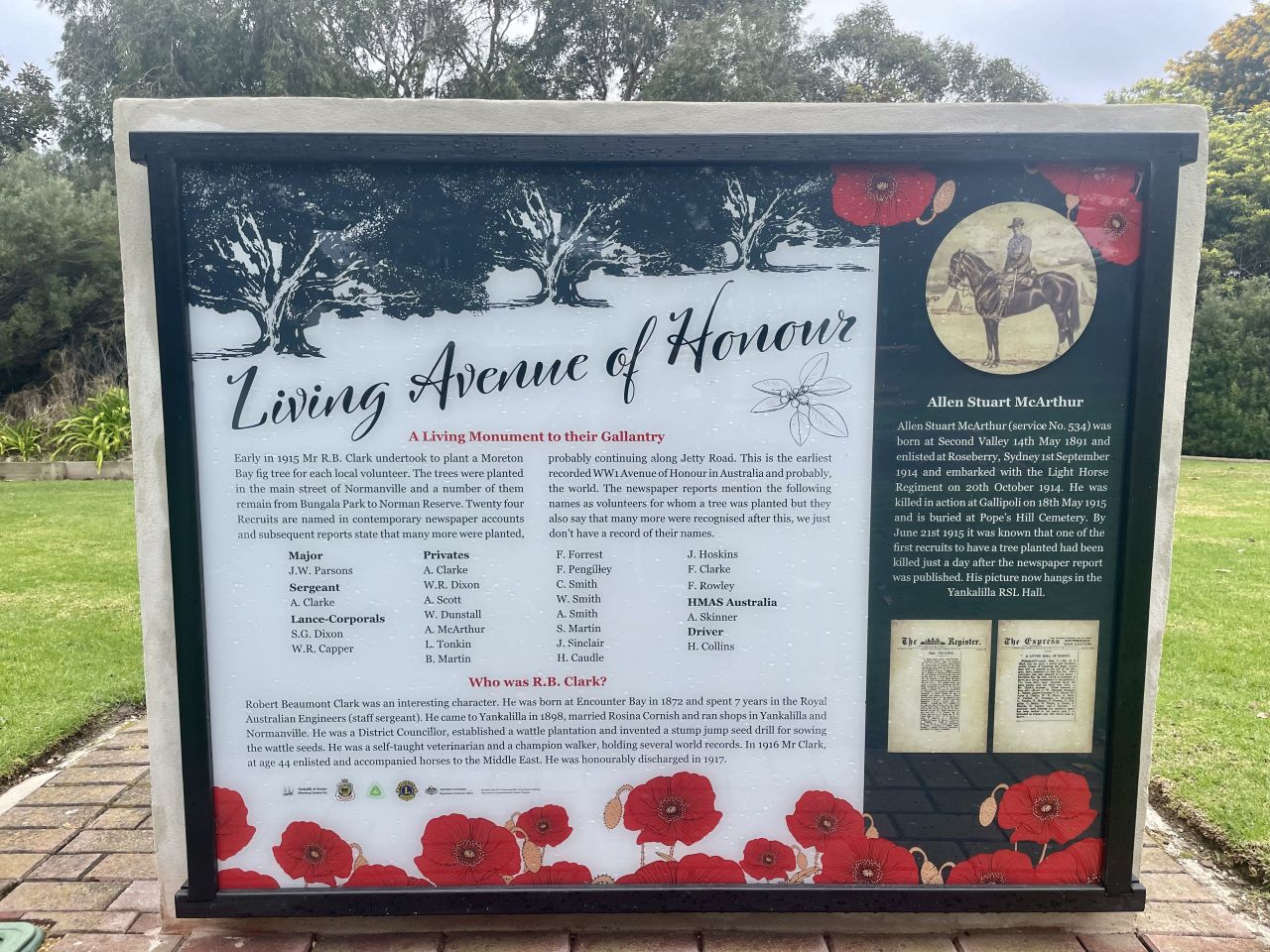 Avenue of Honour Normanville