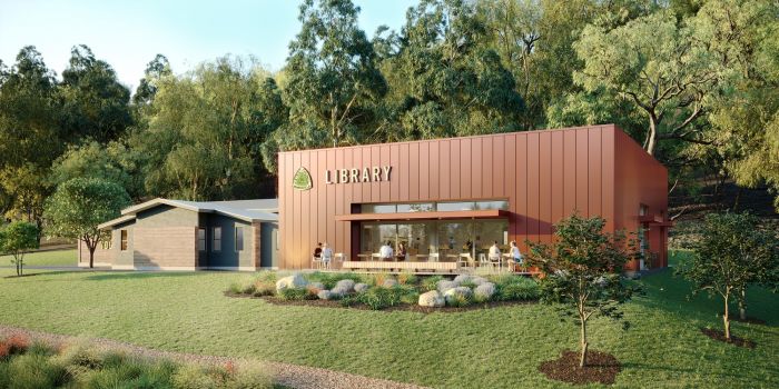 Artist impression of the New Library Design