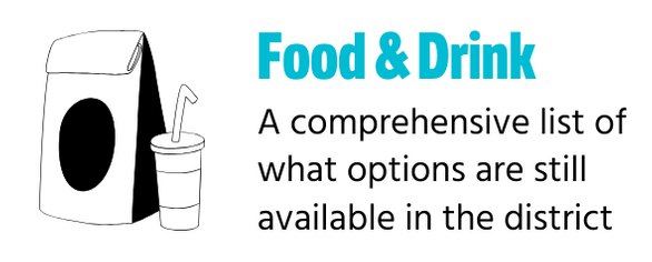 Food and drink options available